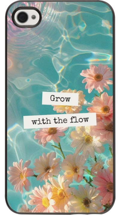 iPhone 4/4s Case Hülle - Summer 2025 Grow with the flow