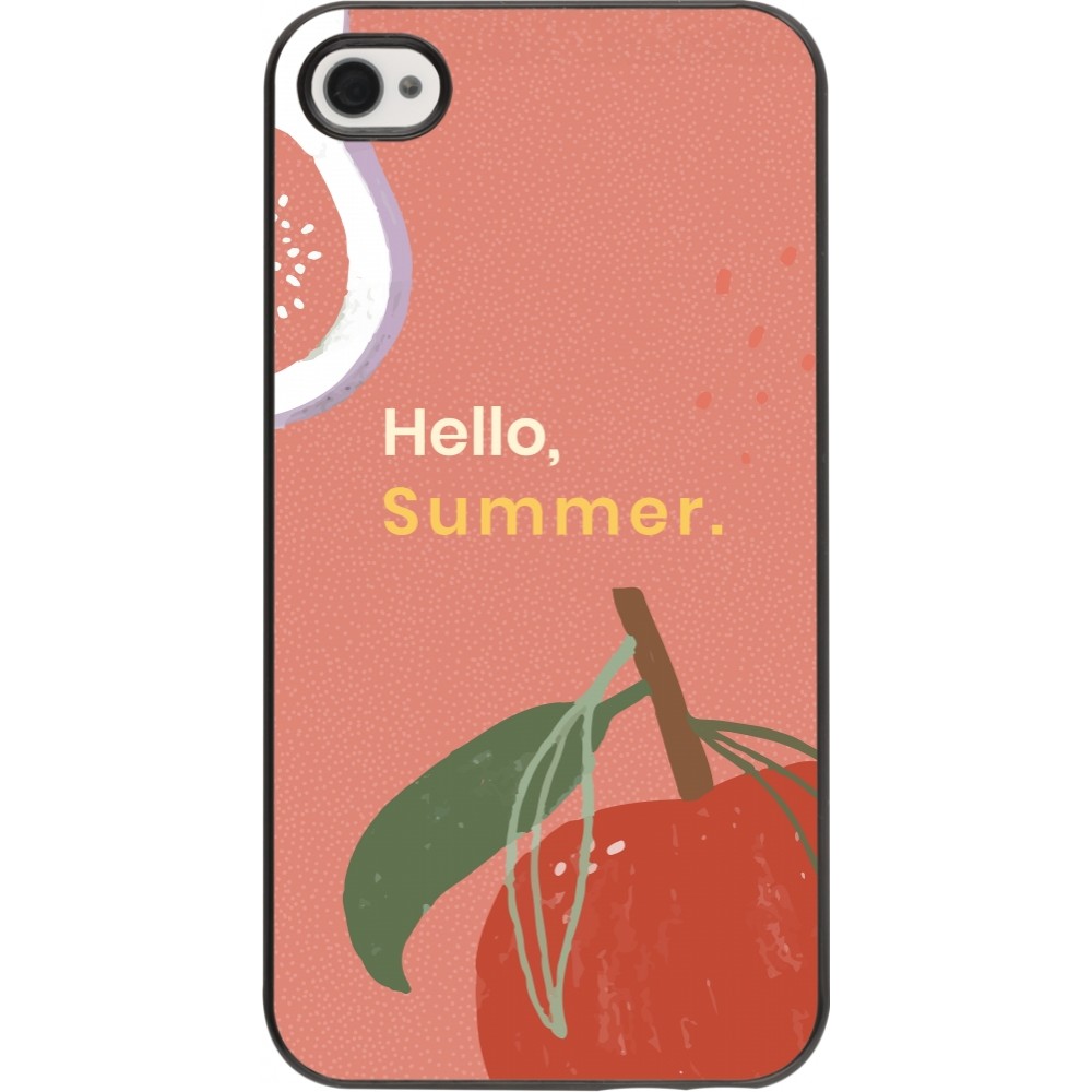iPhone 4/4s Case Hülle - Summer 2025 Hello summer
