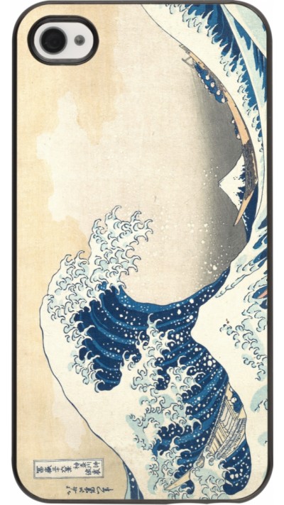 iPhone 4/4s Case Hülle - Kunstbild - Die große Welle vor Kanagawa - Hokusai