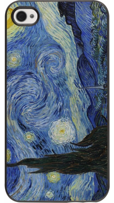 iPhone 4/4s Case Hülle - Kunstbild - Sternennacht - Van Gogh