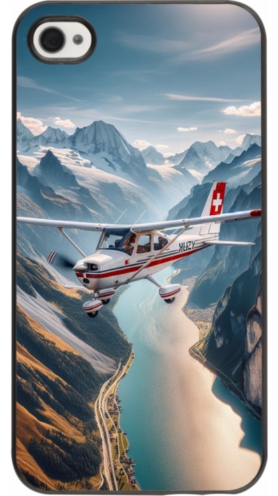 iPhone 4/4s Case Hülle - Schweizer Alpenflug