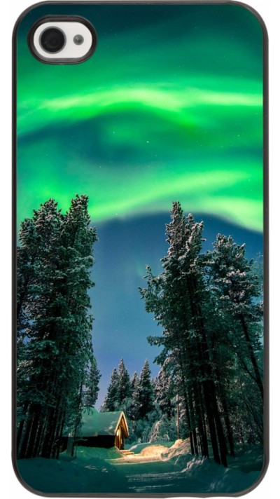 iPhone 4/4s Case Hülle - Winter 22 Northern Lights