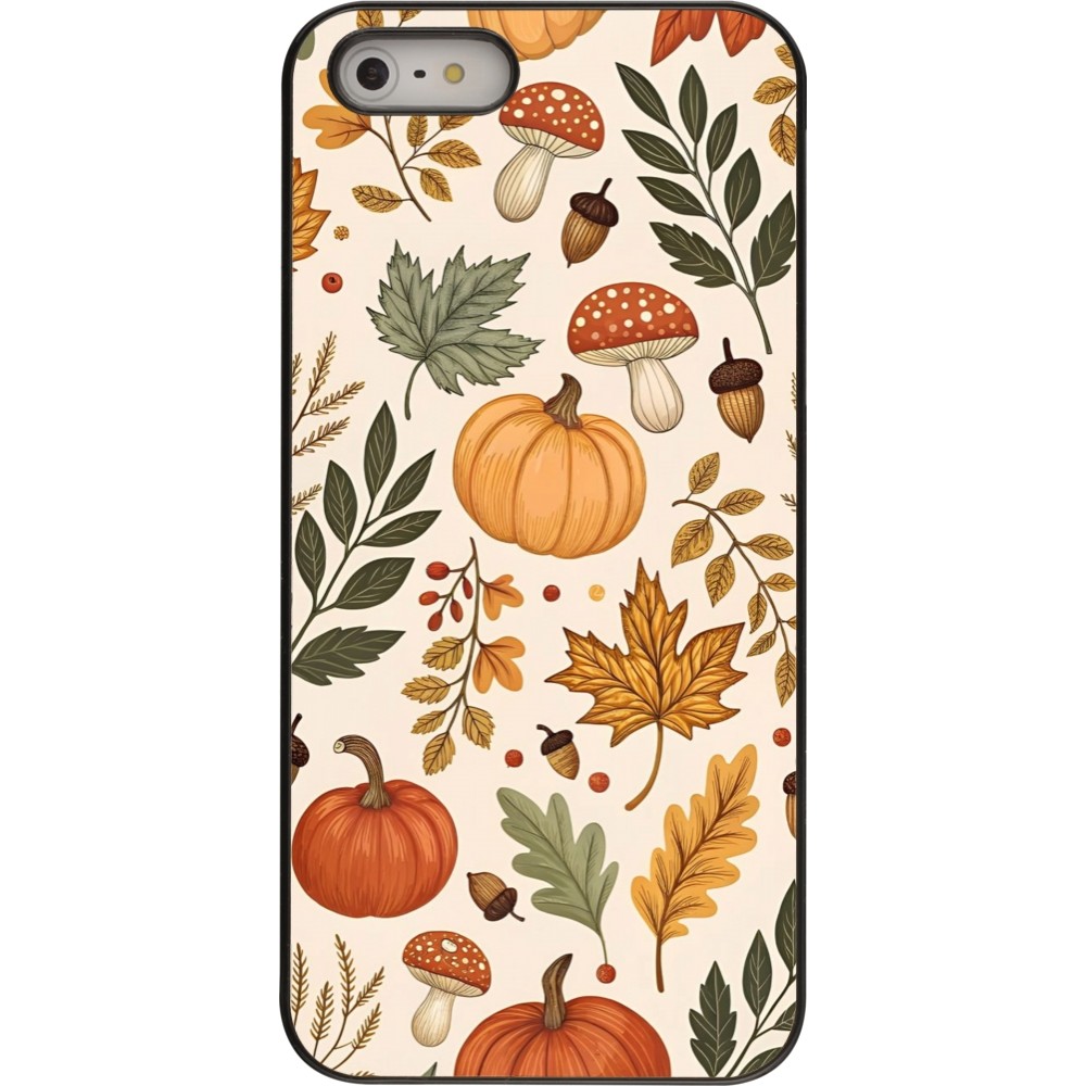 iPhone 5/5s / SE (2016) Case Hülle - Autumn 25 Autumn pattern