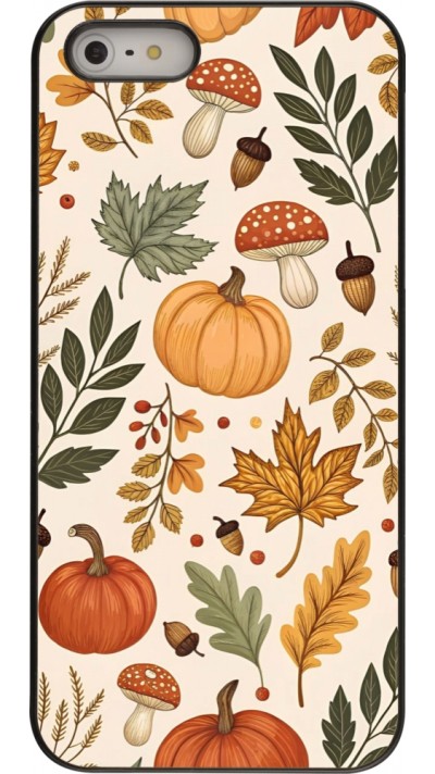 iPhone 5/5s / SE (2016) Case Hülle - Autumn 25 Autumn pattern