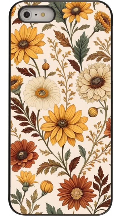 iPhone 5/5s / SE (2016) Case Hülle - Autumn 25 Flower pattern
