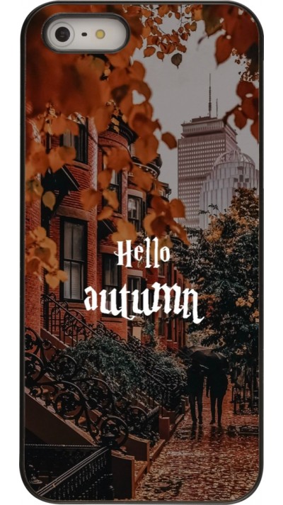 iPhone 5/5s / SE (2016) Case Hülle - Autumn 25 Hello autumn