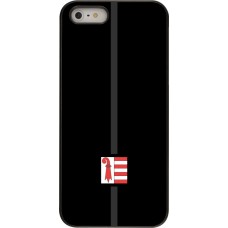 iPhone 5/5s / SE (2016) Case Hülle - Kanton JU schwarz