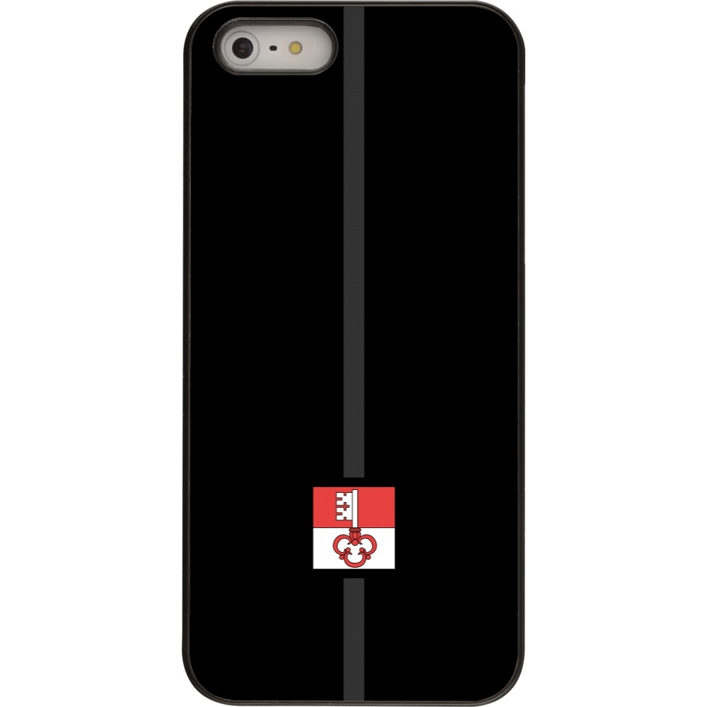 iPhone 5/5s / SE (2016) Case Hülle - Kanton OW schwarz