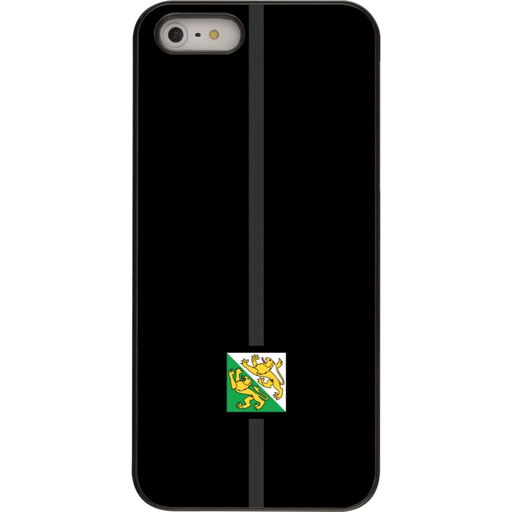 iPhone 5/5s / SE (2016) Case Hülle - Kanton TG schwarz