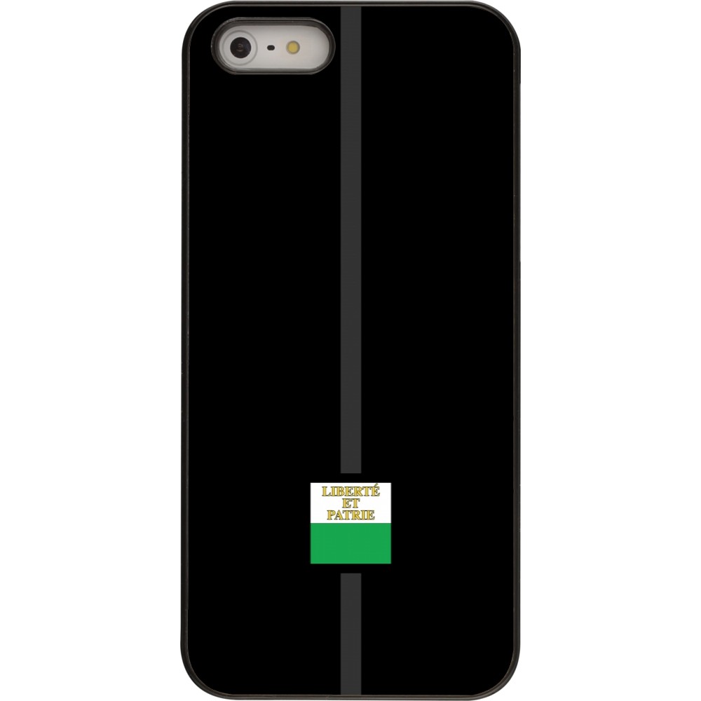 iPhone 5/5s / SE (2016) Case Hülle - Kanton VD schwarz