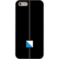 iPhone 5/5s / SE (2016) Case Hülle - Kanton ZH schwarz