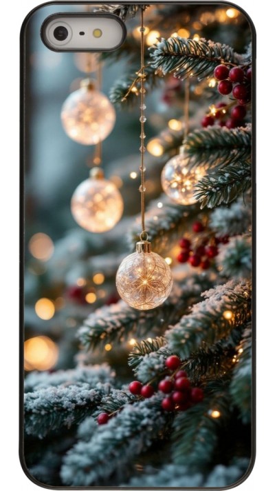 iPhone 5/5s / SE (2016) Case Hülle - Christmas 25 Xmas Decorated Tree