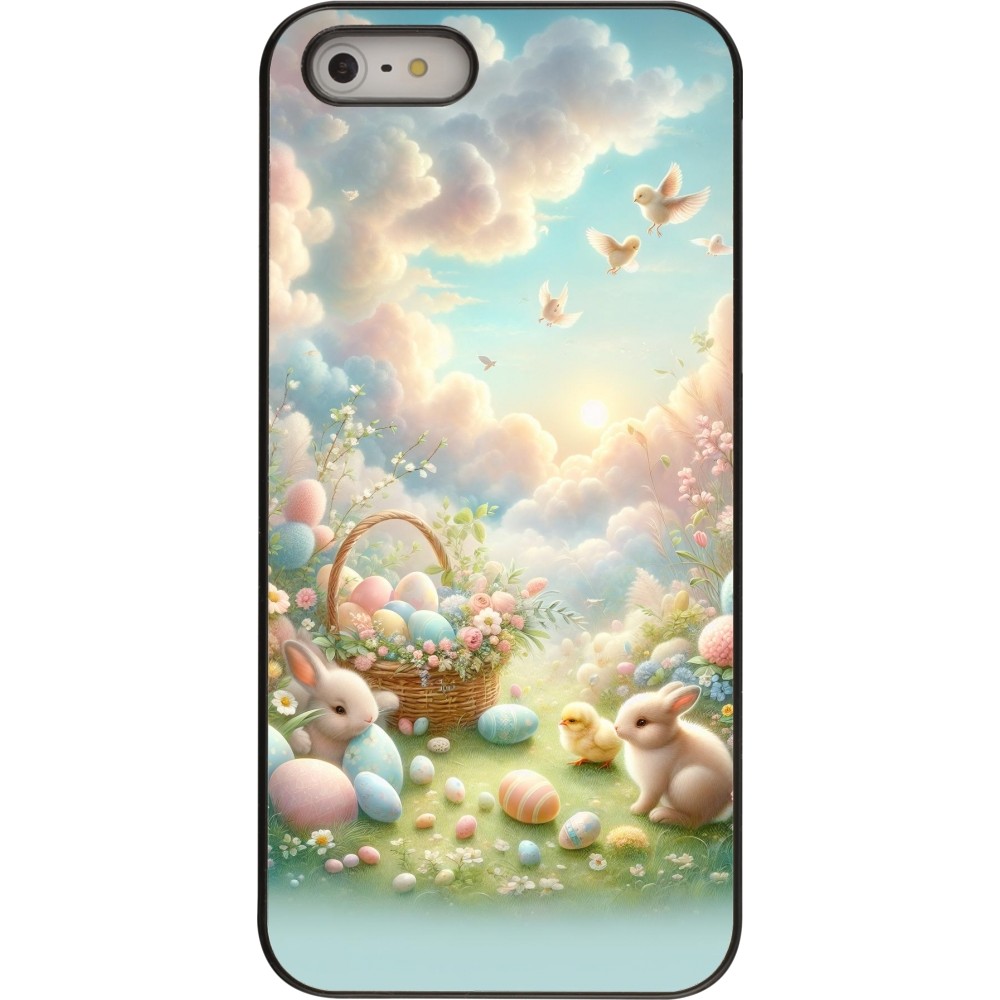 iPhone 5/5s / SE (2016) Case Hülle - Ostern 2025 Pastell Ostern