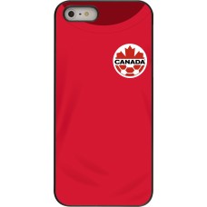 iPhone 5/5s / SE (2016) Case Hülle - Kanada 2022 personalisierbares Fussballtrikot