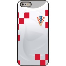 iPhone 5/5s / SE (2016) Case Hülle - Kroatien 2022 personalisierbares Fussballtrikot
