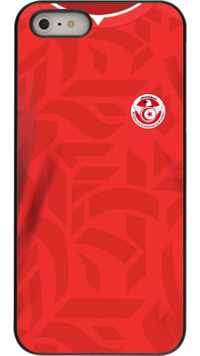 iPhone 5/5s / SE (2016) Case Hülle - Tunesien 2022 personalisierbares Fussballtrikot