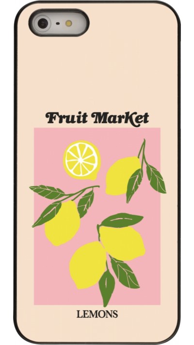 iPhone 5/5s / SE (2016) Case Hülle - Fruit market lemons 2026