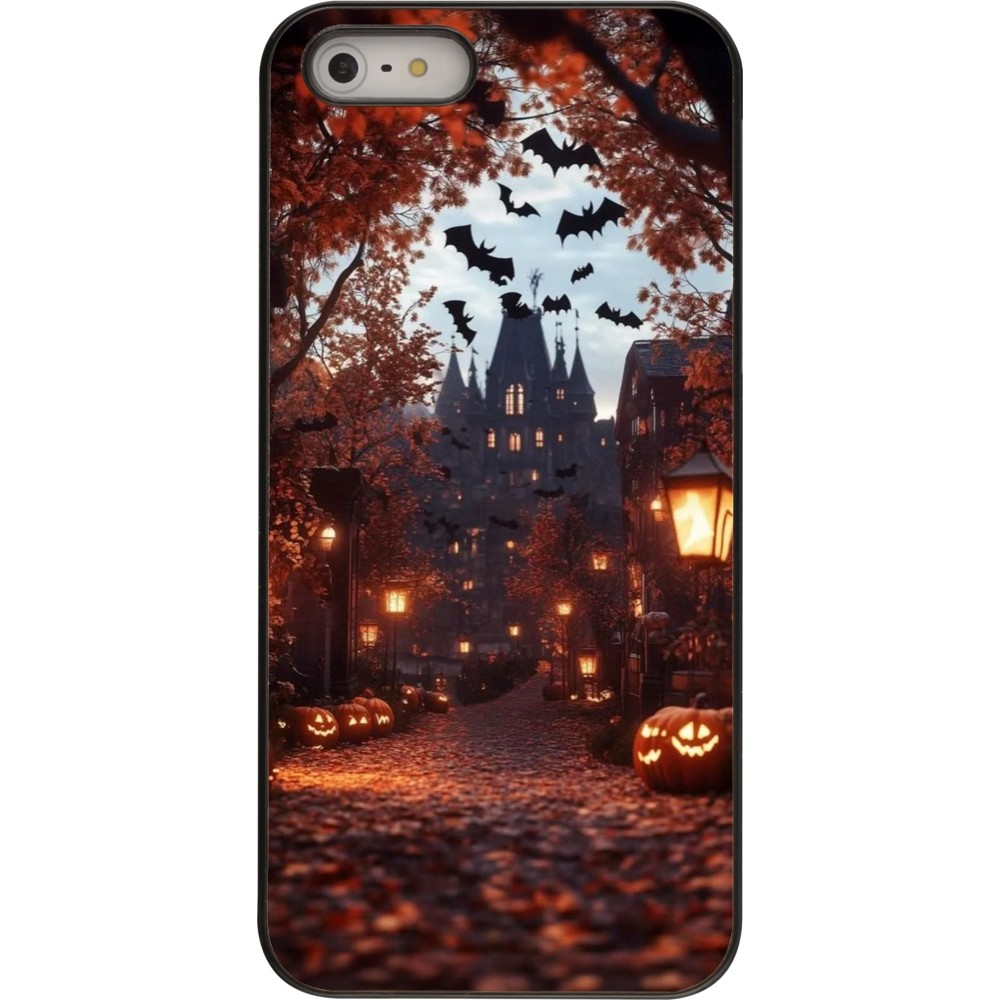 iPhone 5/5s / SE (2016) Case Hülle - Halloween 2025 Haunted house