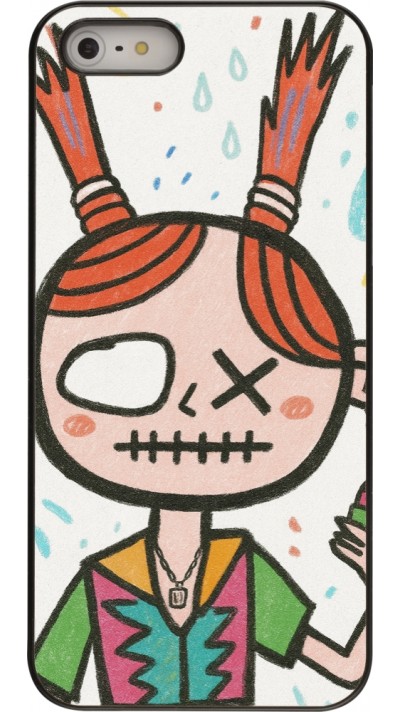 Coque iPhone 5/5s / SE (2016) - Little Girl Sketch