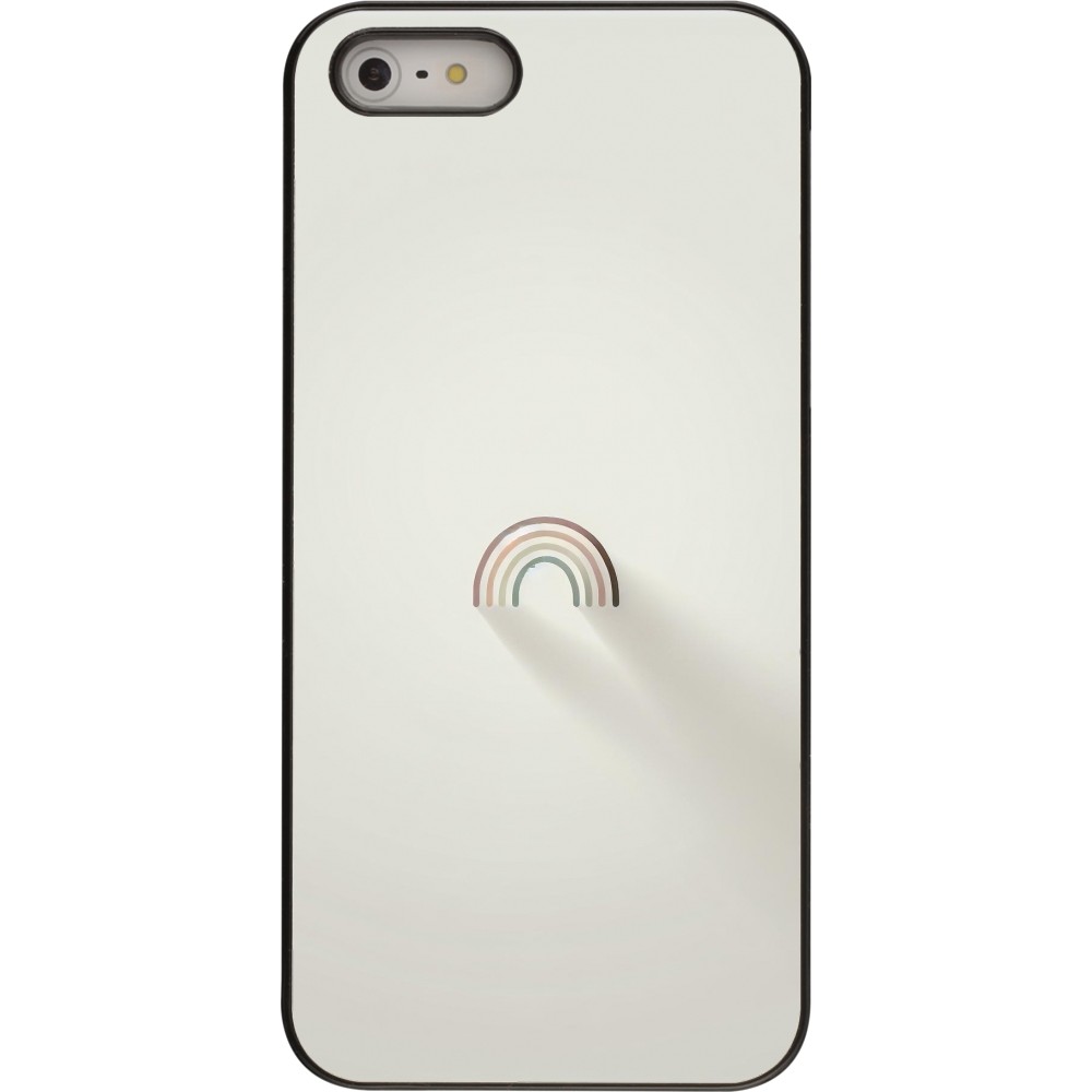 iPhone 5/5s / SE (2016) Case Hülle - Mini Regenbogen Minimal