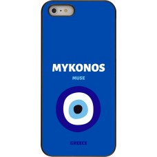 iPhone 5/5s / SE (2016) Case Hülle - Pop Summer Destination Mykonos