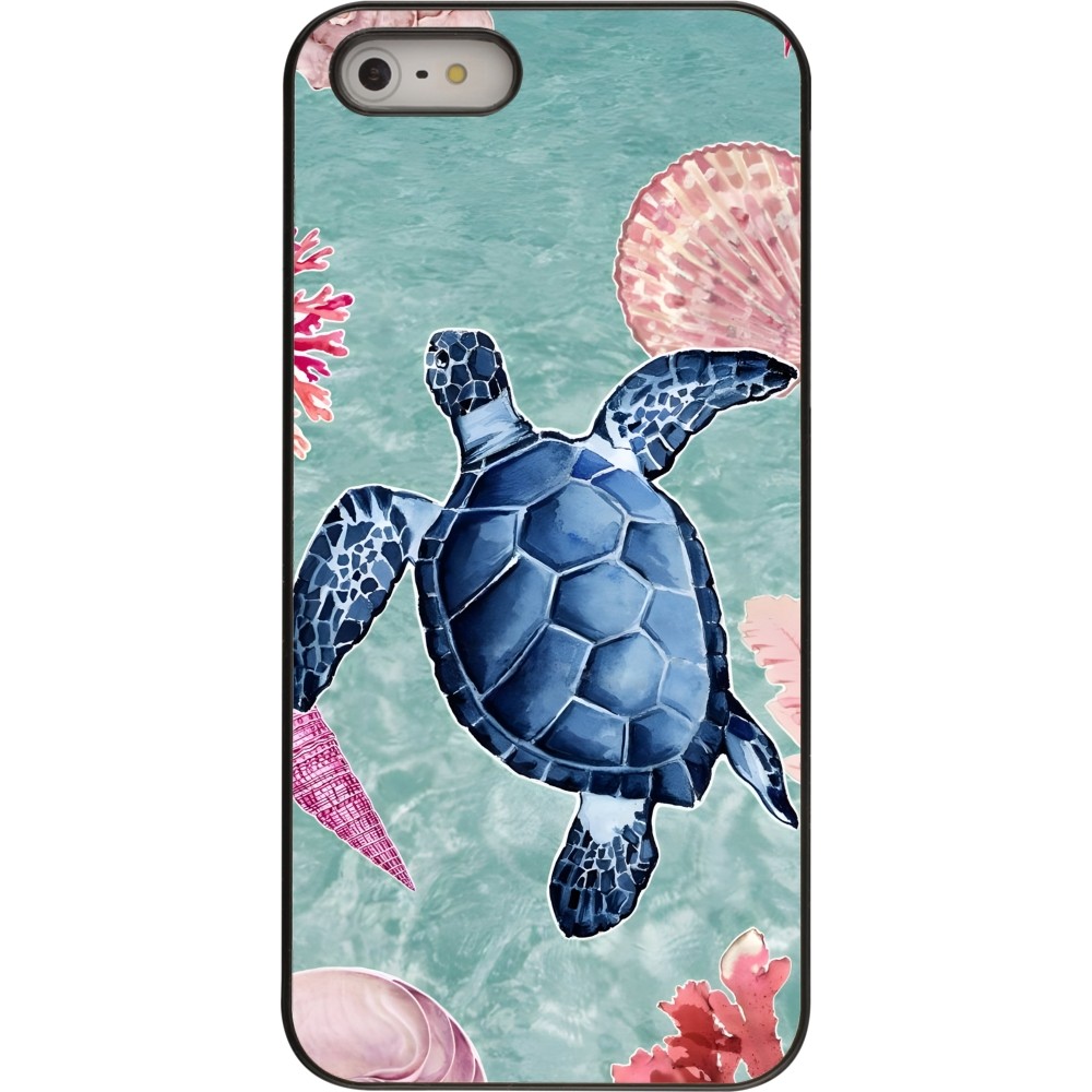 iPhone 5/5s / SE (2016) Case Hülle - Preppy Turtle