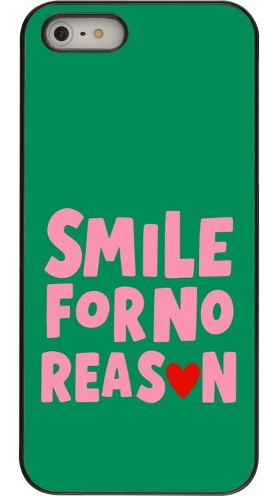 iPhone 5/5s / SE (2016) Case Hülle - Smile for no reason 2026