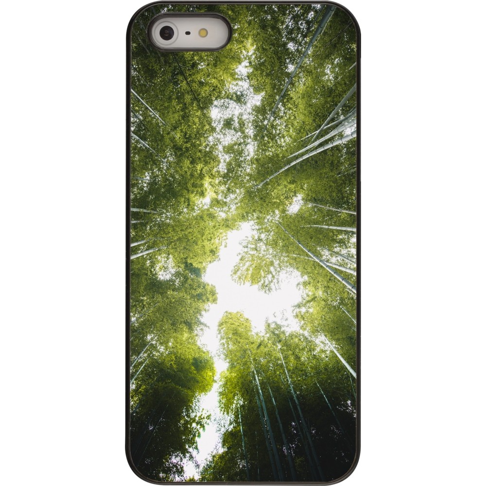 iPhone 5/5s / SE (2016) Case Hülle - Spring 23 forest blue sky