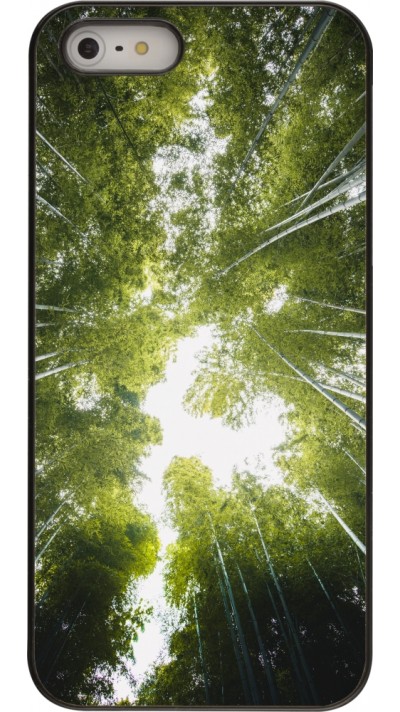 iPhone 5/5s / SE (2016) Case Hülle - Spring 23 forest blue sky
