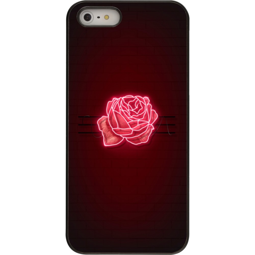 iPhone 5/5s / SE (2016) Case Hülle - Spring 23 neon rose