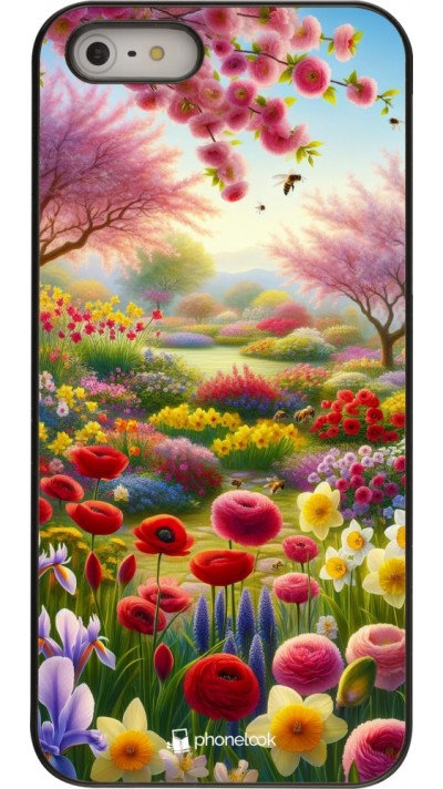 iPhone 5/5s / SE (2016) Case Hülle - Frühling 25 Strauß Frühling