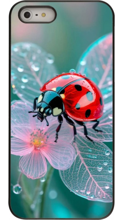 iPhone 5/5s / SE (2016) Case Hülle - Ladybird in bloom 2026