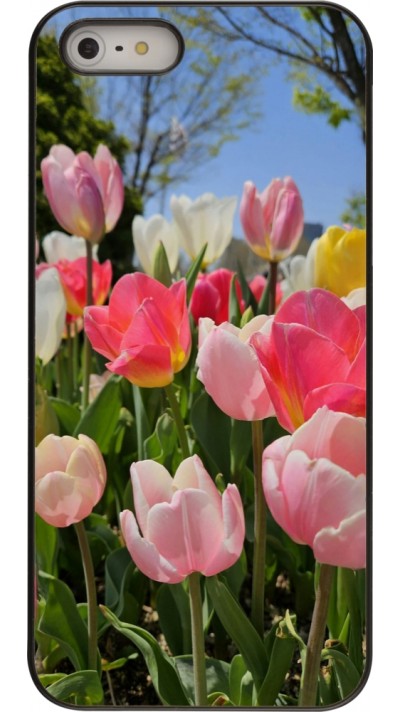 iPhone 5/5s / SE (2016) Case Hülle - Tulips 2026