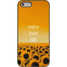 iPhone 5/5s / SE (2016) Case Hülle - Summer 2025 Enjoy your life