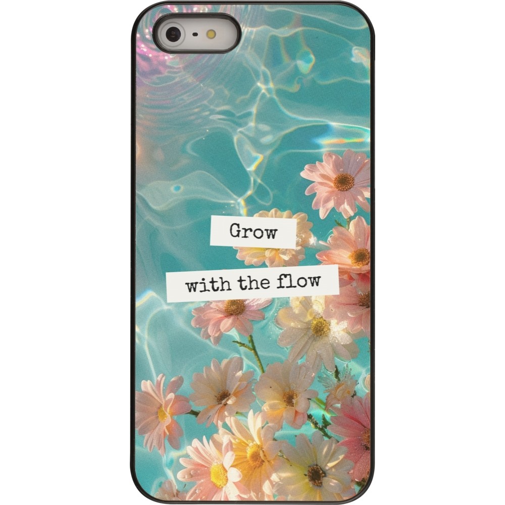 iPhone 5/5s / SE (2016) Case Hülle - Summer 2025 Grow with the flow