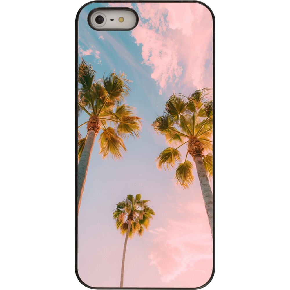 iPhone 5/5s / SE (2016) Case Hülle - Summer 2025 Palmiers