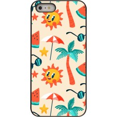 iPhone 5/5s / SE (2016) Case Hülle - Summer 2025 Pattern soleil