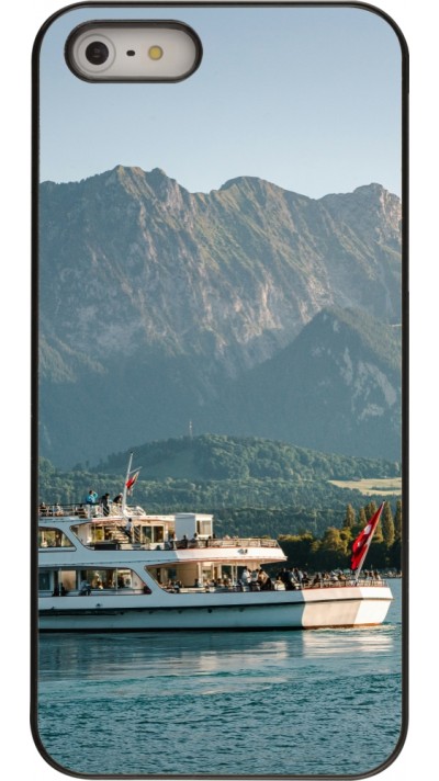 iPhone 5/5s / SE (2016) Case Hülle -  Nationalfeiertag Schweiz Bateau Leman