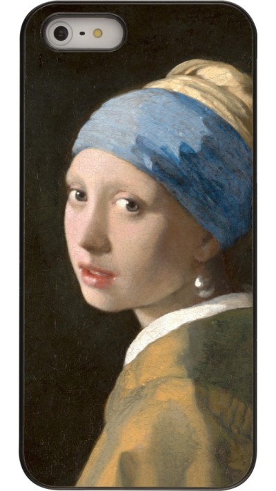 iPhone 5/5s / SE (2016) Case Hülle - Kunstbild - Das Mädchen mit dem Perlenohrring - Jan Vermeer