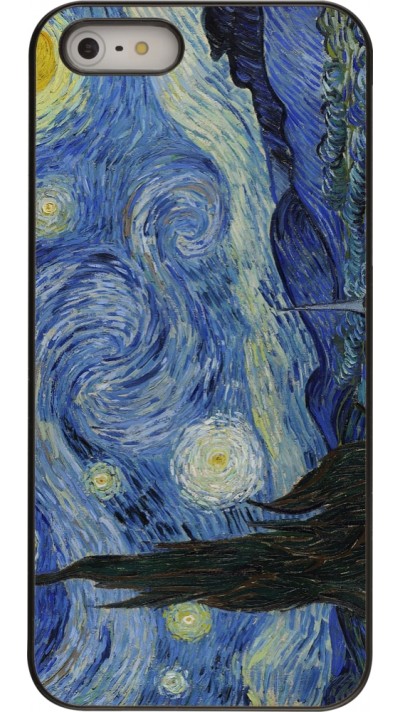 iPhone 5/5s / SE (2016) Case Hülle - Kunstbild - Sternennacht - Van Gogh