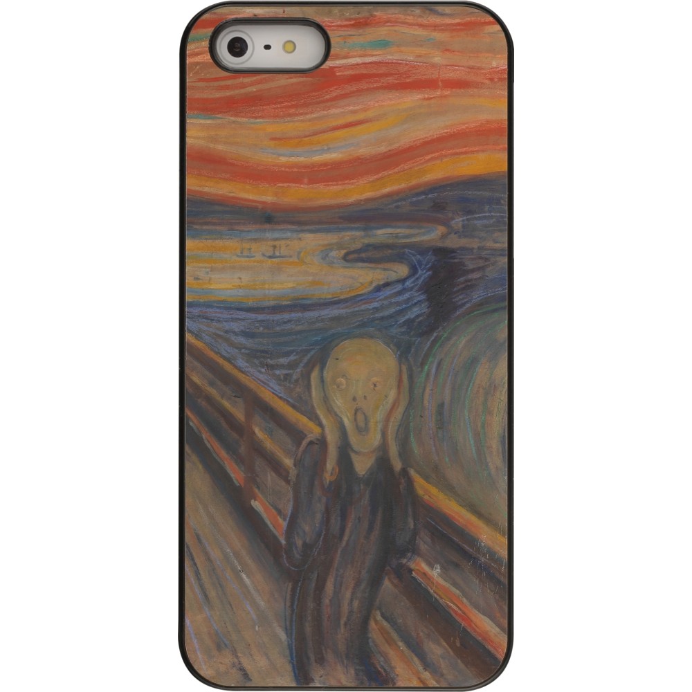 iPhone 5/5s / SE (2016) Case Hülle - Kunstbild - Der Schrei - Edvard Munch