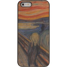 iPhone 5/5s / SE (2016) Case Hülle - Kunstbild - Der Schrei - Edvard Munch