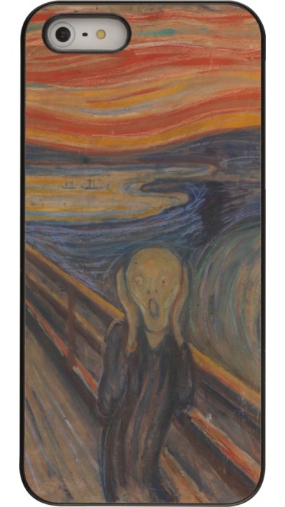 iPhone 5/5s / SE (2016) Case Hülle - Kunstbild - Der Schrei - Edvard Munch