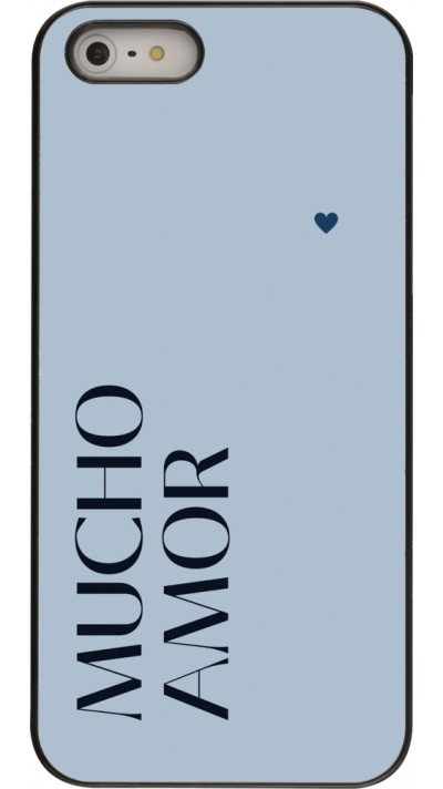 iPhone 5/5s / SE (2016) Case Hülle - Valentine 2024 mucho amor azul
