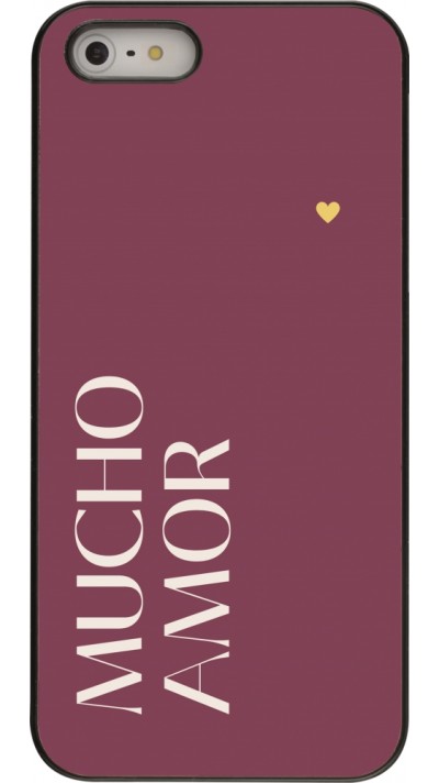 iPhone 5/5s / SE (2016) Case Hülle - Valentine 2024 mucho amor rosado