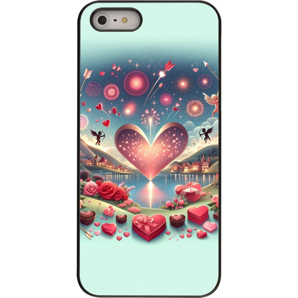 iPhone 5/5s / SE (2016) Case Hülle - Valentin 2025 Schick
