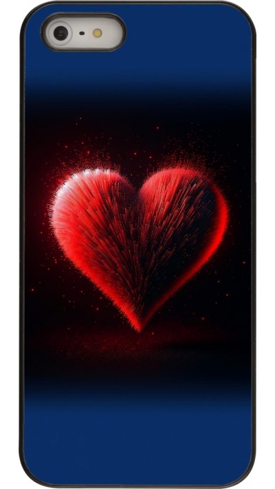 iPhone 5/5s / SE (2016) Case Hülle - Valentin 2025 rotes Herz