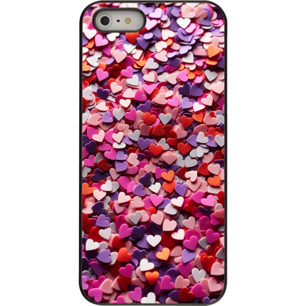 iPhone 5/5s / SE (2016) Case Hülle - Valentin 2025 Konfetti