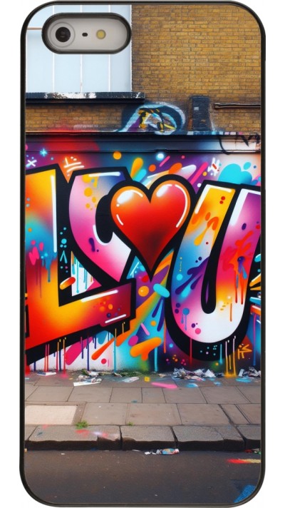 iPhone 5/5s / SE (2016) Case Hülle - Valentin 2025 Liebe U Tag