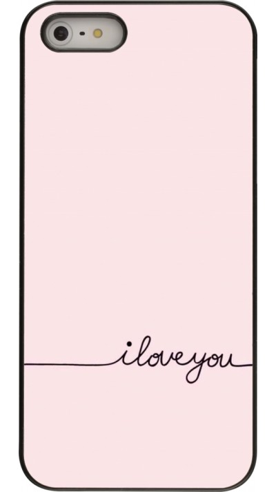 iPhone 5/5s / SE (2016) Case Hülle - Valentine 2023 i love you writing